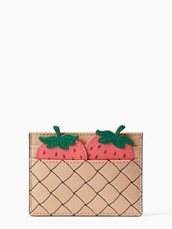 kate spade Accessories - Kate Spade Picnic Perfect Strawberry Card Holder